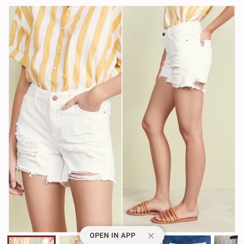 Dl1961 Jean shorts distressed